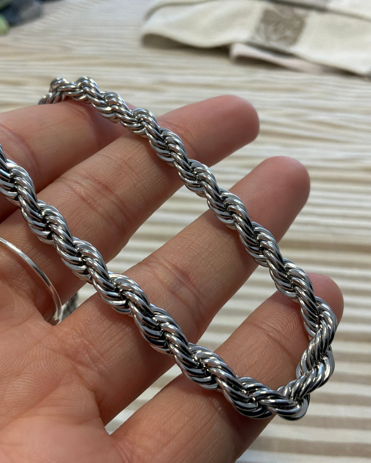 Choker cordão baiano grosso - Aço
