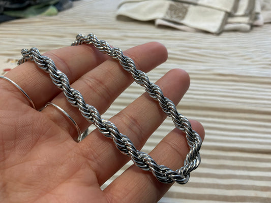 Choker cordão baiano grosso - Aço
