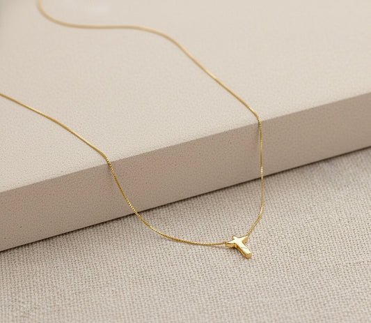 Colar Cristo Redentor Banhado a Ouro 18k