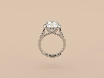 Anel Solitário Moissanite