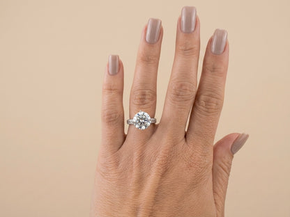 Anel Solitário Moissanite