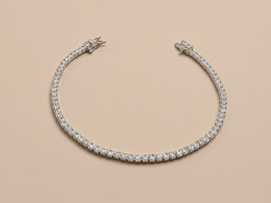 Pulseira Riviera Cravejada Prata 925
