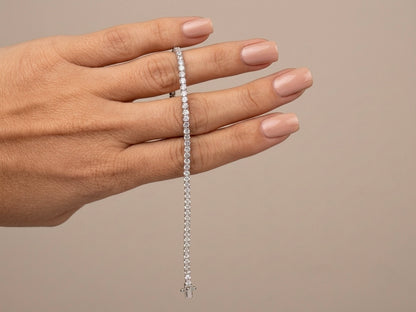 Pulseira Riviera Cravejada Prata 925