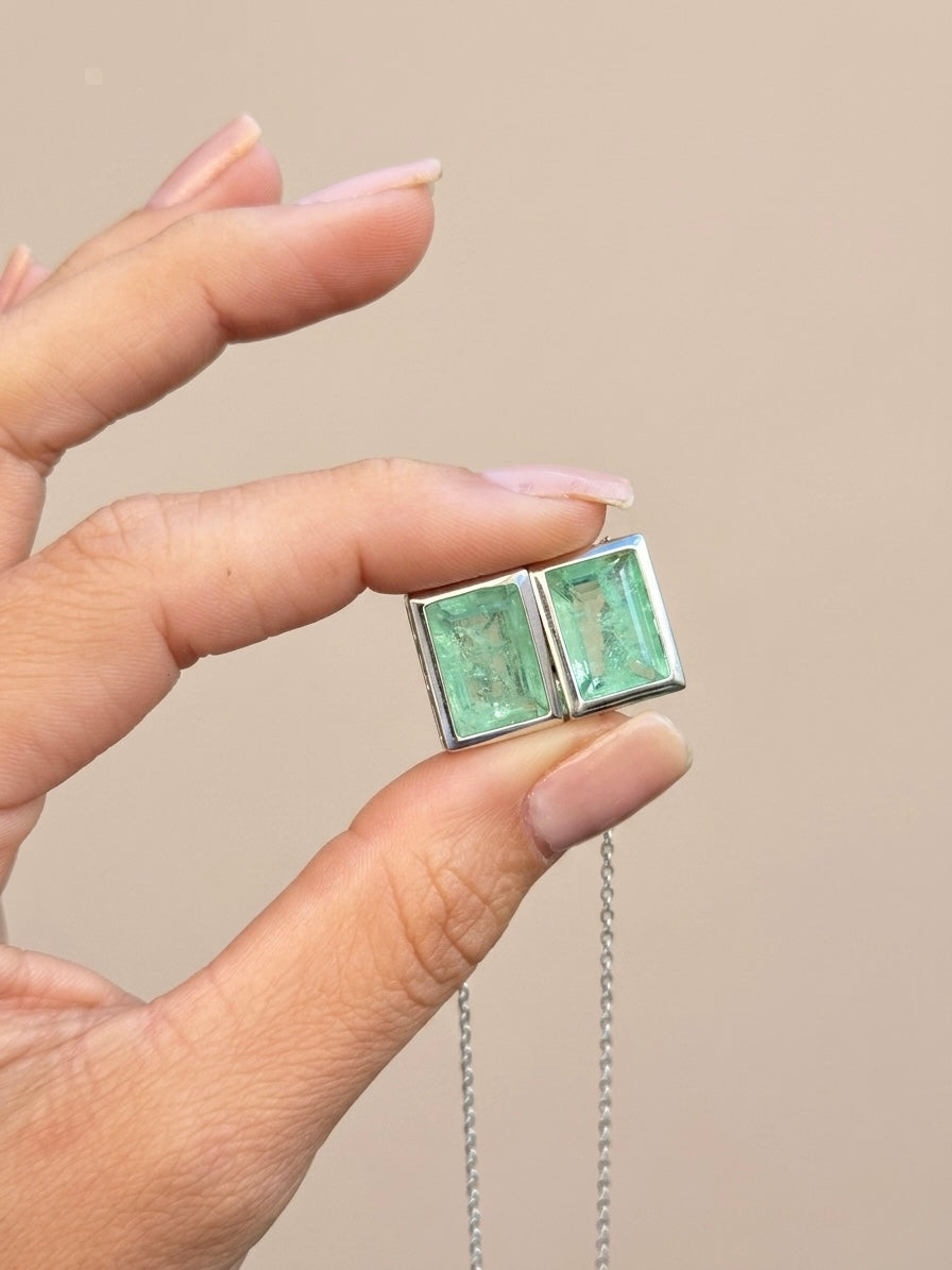 Escapulário Cristal Fusion em Prata 925