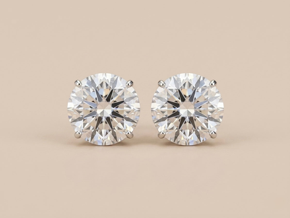 Stainless Steel Stud Earrings - 10mm