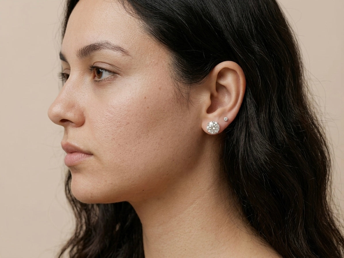 Stainless Steel Stud Earrings - 10mm