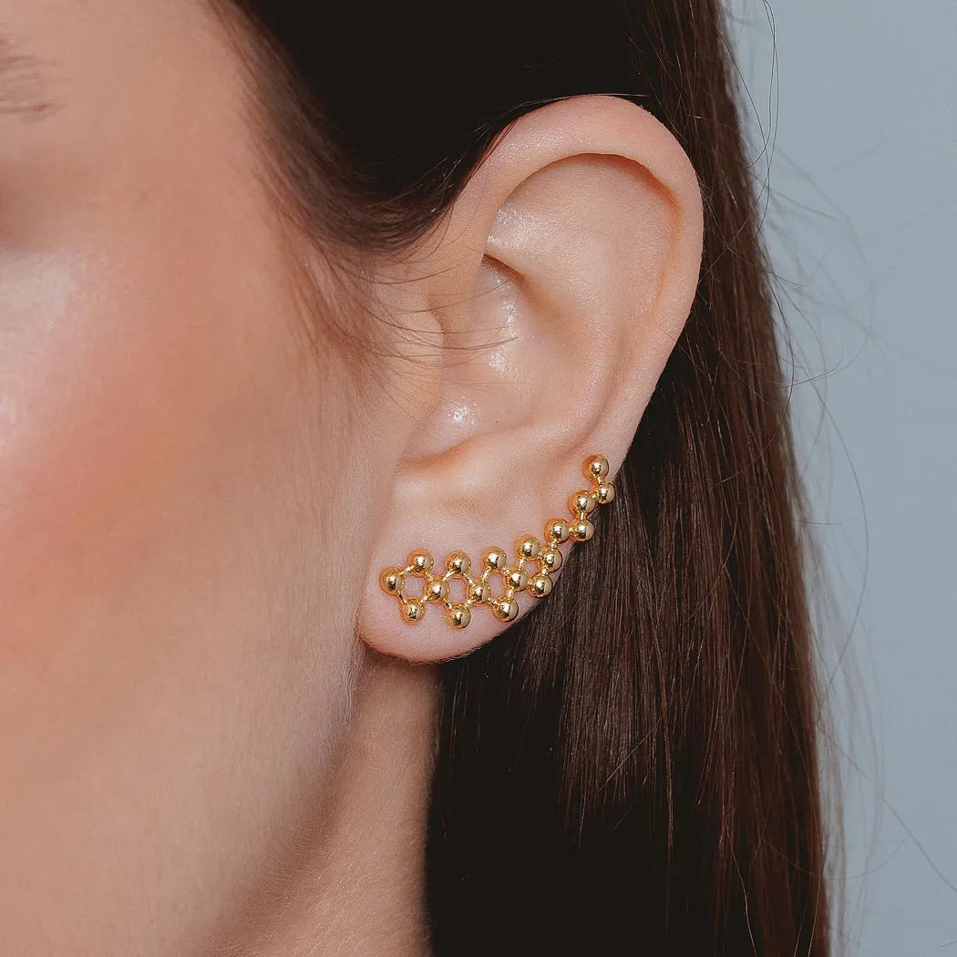 Ear Cuff Bolinhas