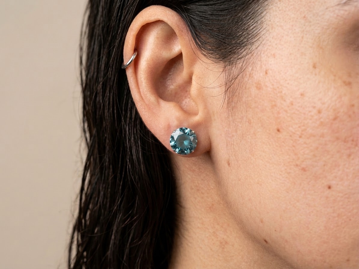 Stainless Steel Stud Earrings - 10mm