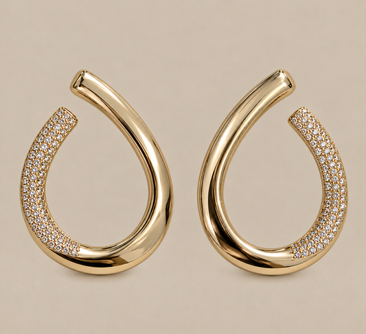 Front Stud Earring